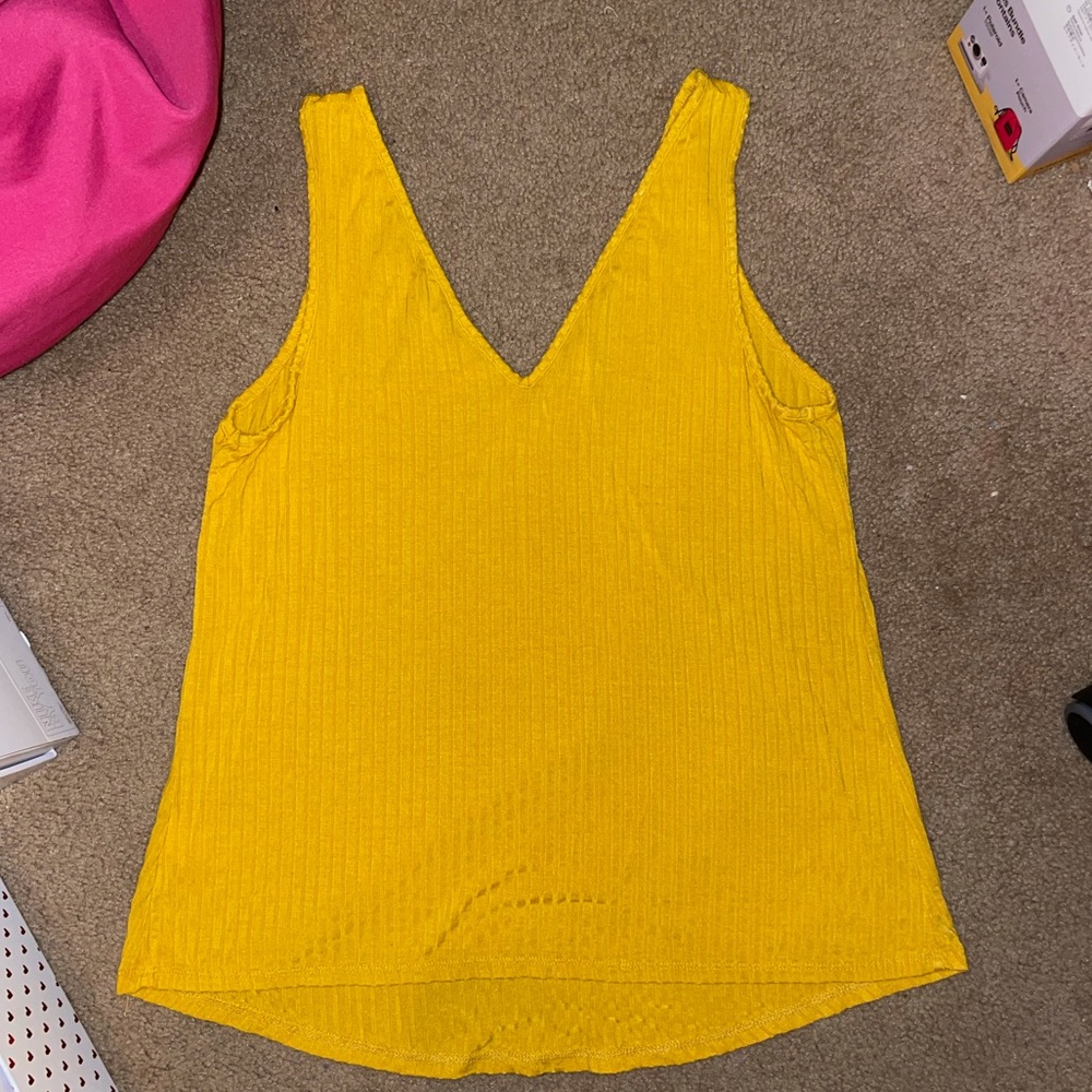 Yellow tank top